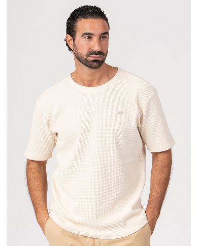 T-SHIRT SMK WAFFLE REG FIT AREIA