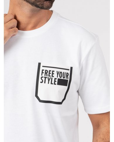 T-SHIRT SMK REGULAR FYS BRANCO