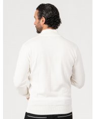 POLO SMK TRICOT QUADRADOS PÉROLA