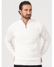 POLO SMK TRICOT QUADRADOS MARINHO
