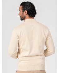 POLO SMK TRICOT QUADRADOS AREIA