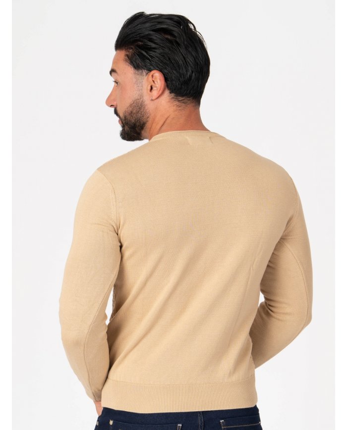 CAMISOLA SMK TRICOT PIQUET BEGE