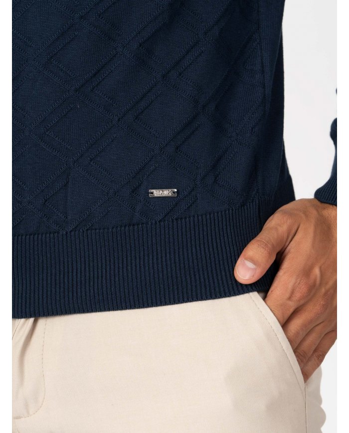 CAMISOLA SMK TRICOT PIQUET MARINHO