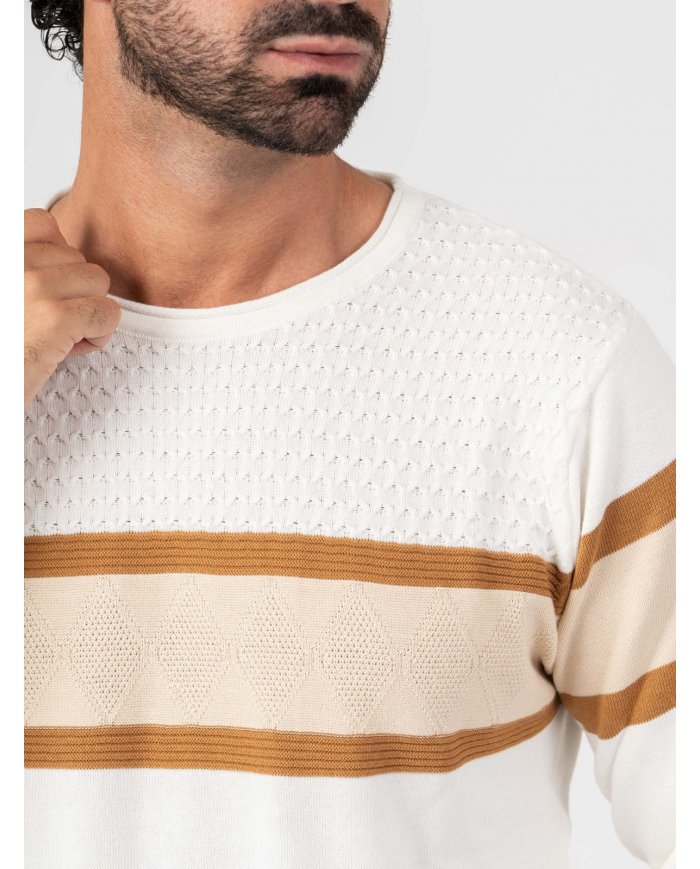 CAMISOLA SMK TRICOT LISTAS PÉROLA