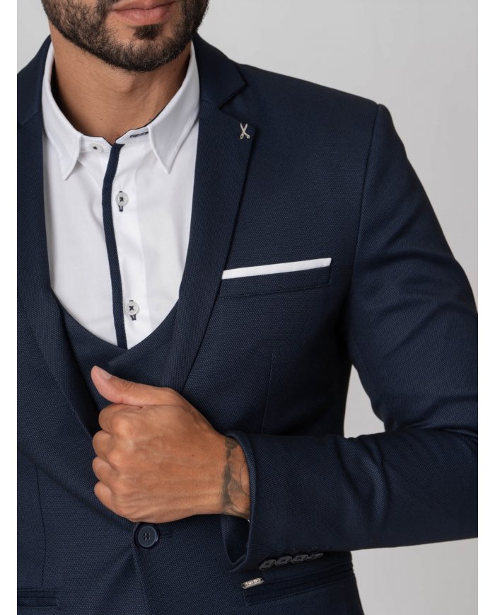 BLAZER CLASSICO SMK46 MARINHO