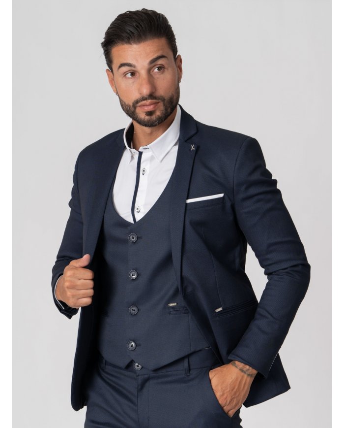 BLAZER CLASSICO SMK46 MARINHO