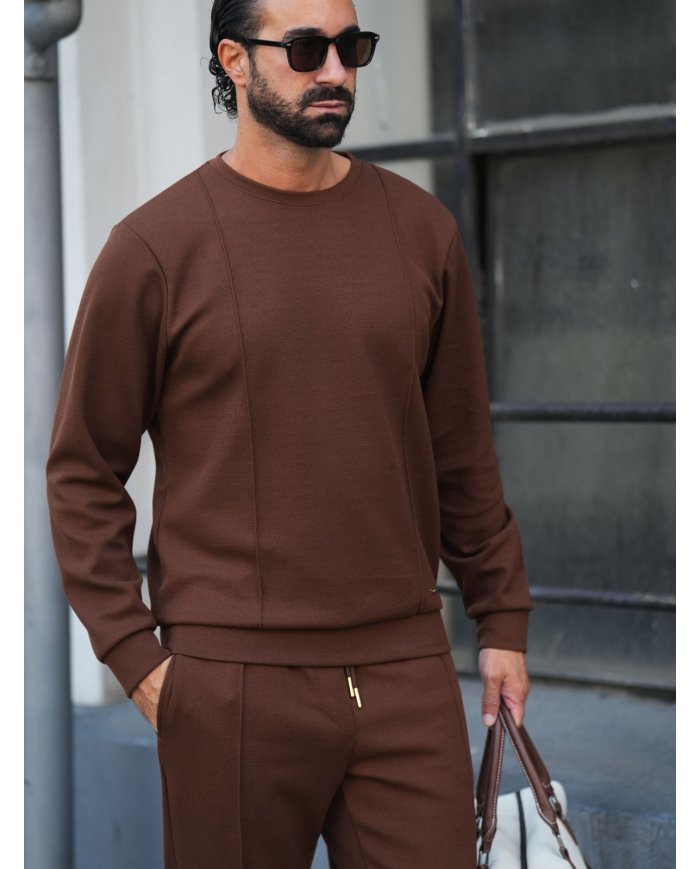 SWEAT SMK CASUAL CASTANHO