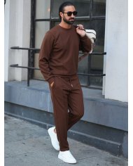 CALÇA SMK JOGGER CANELADO CASTANHO