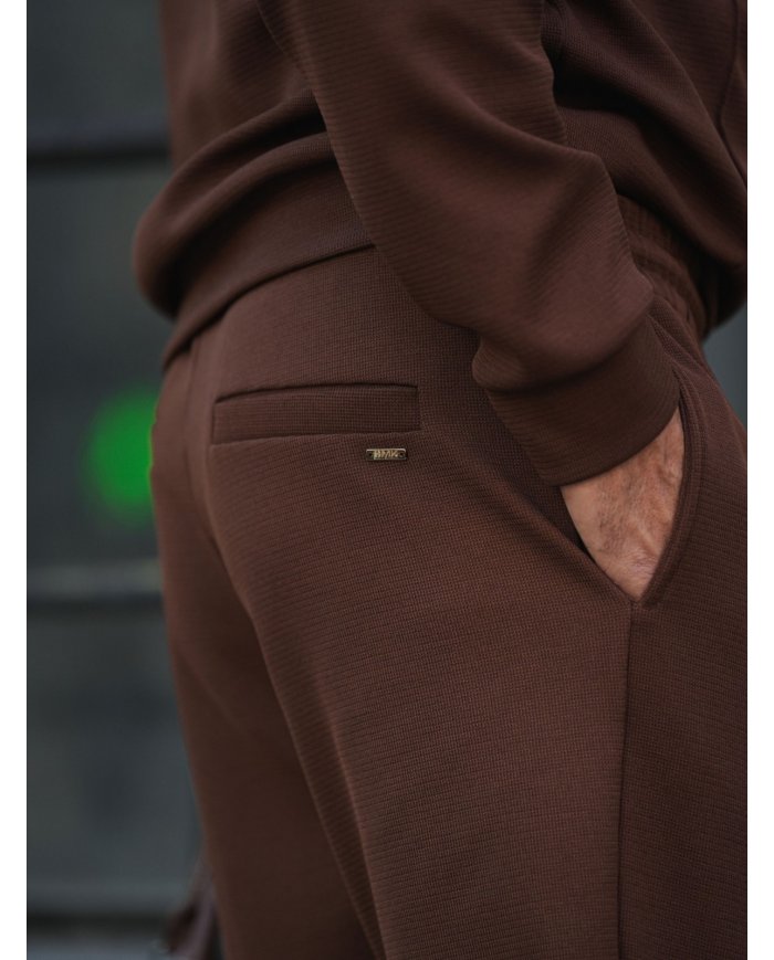 CALÇA SMK JOGGER CANELADO CASTANHO