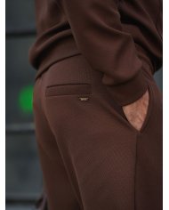 CALÇA SMK JOGGER CANELADO CASTANHO