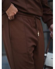 CALÇA SMK JOGGER CANELADO CASTANHO