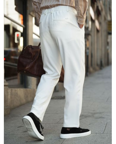 CALÇA SMK CHINO REG/FIT DRIVER BRANCO