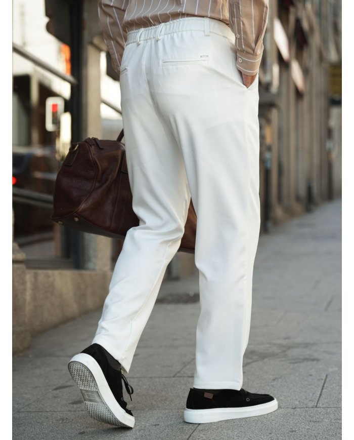 CALÇA SMK CHINO REG/FIT DRIVER BRANCO