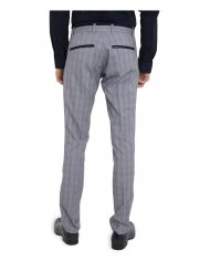 calça formal xadrez SMK